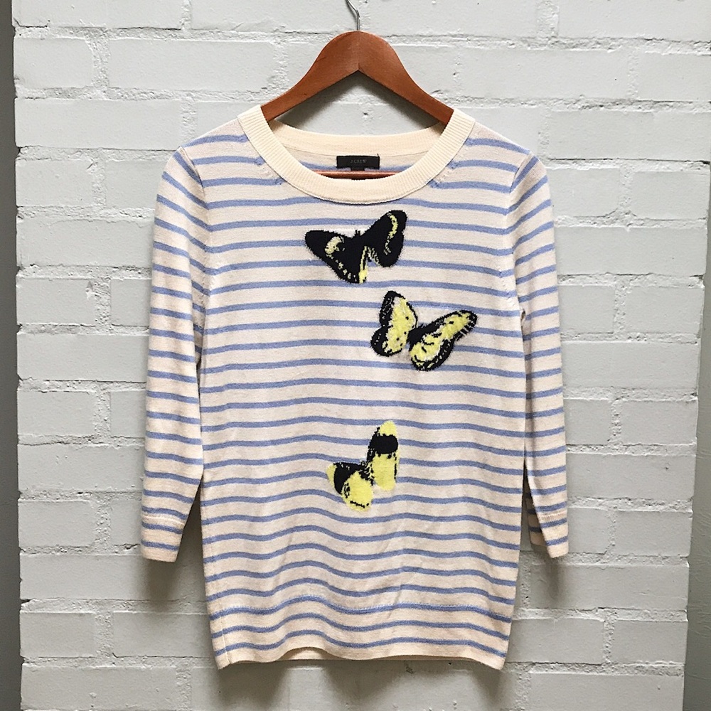 J. Crew Womens Striped Sweater Size Small
